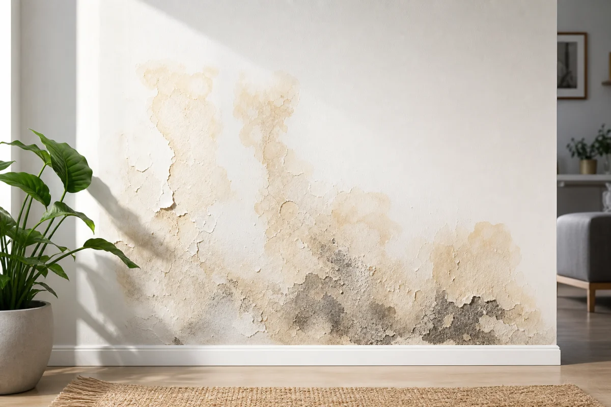 humidité dans le mur