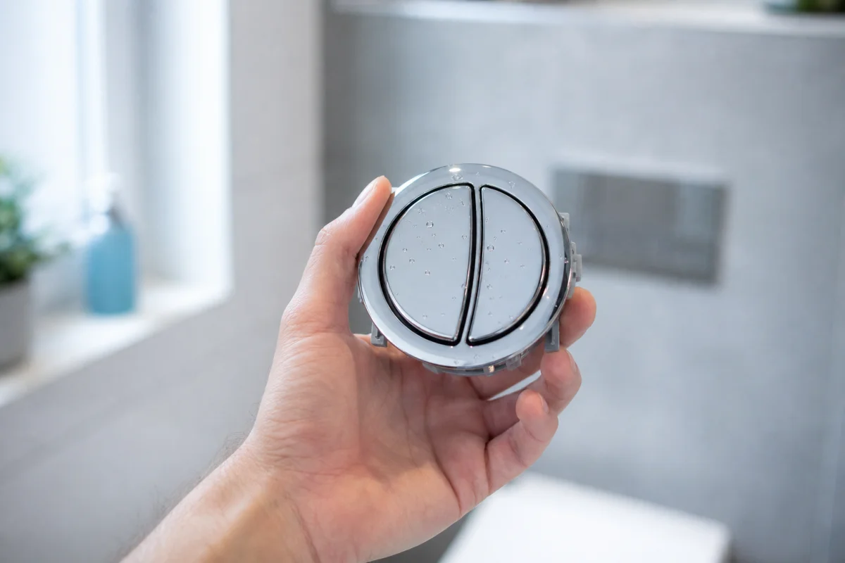 changer bouton poussoir chasse d'eau