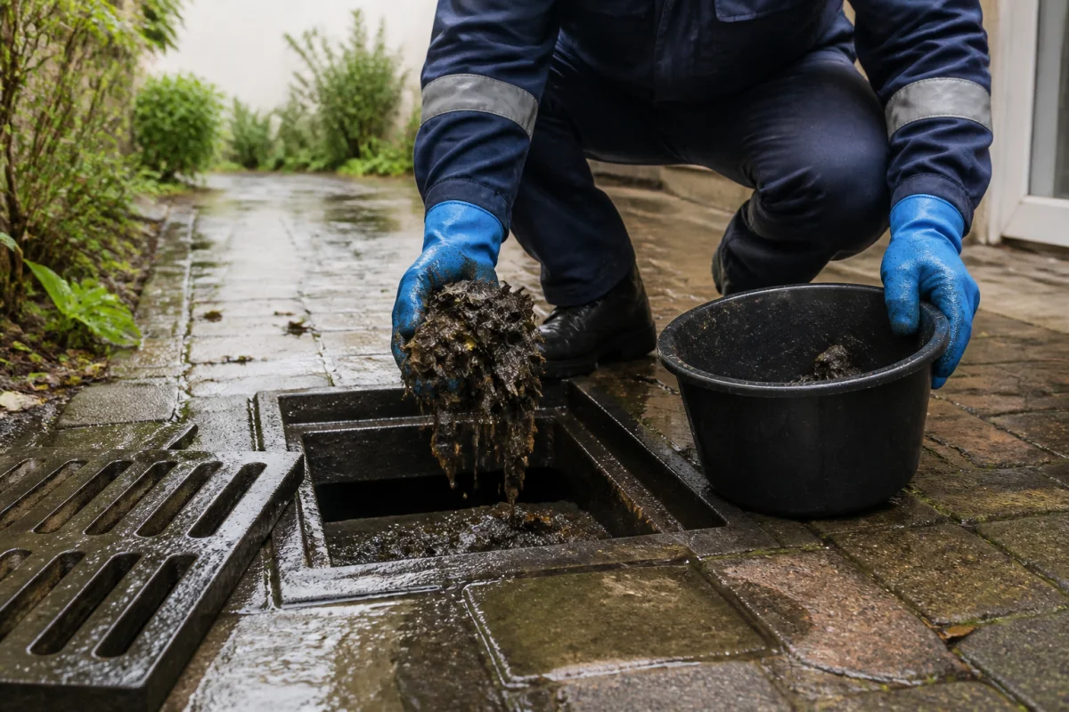 Débouchage de canalisation d’eau pluviale