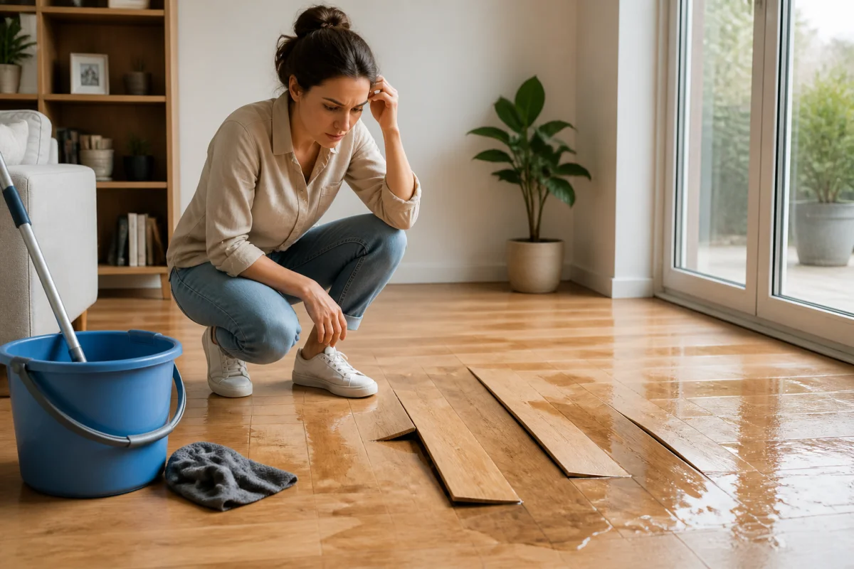 Infiltration d’eau dans le parquet comment réagir rapidement
