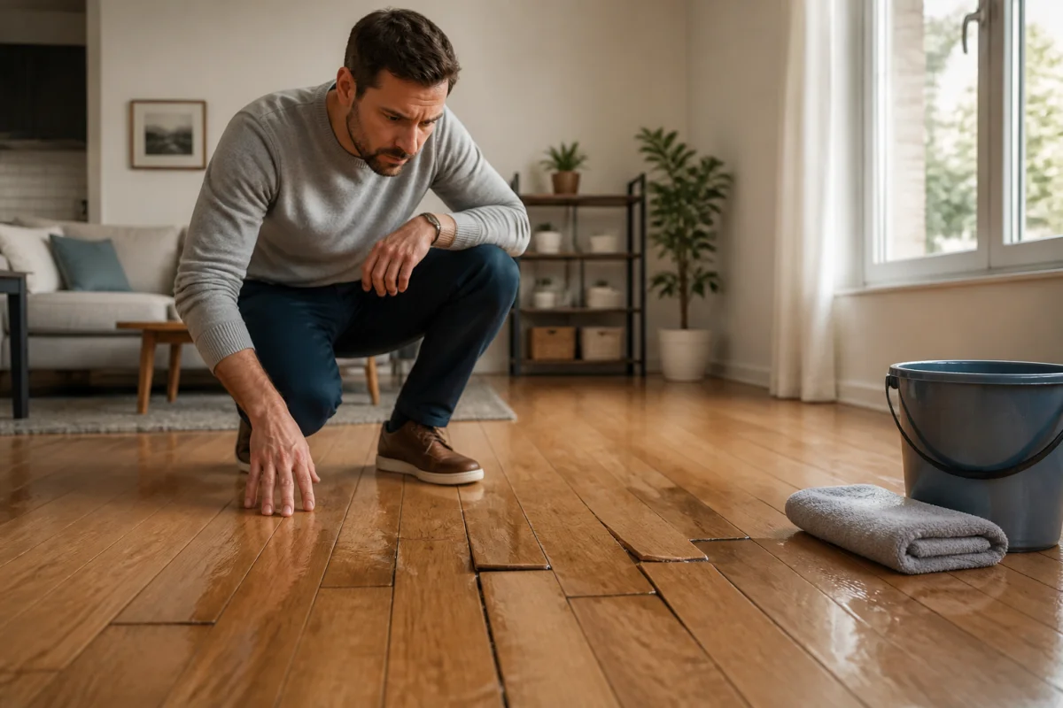 Infiltration d’eau dans le parquet comment réagir rapidement